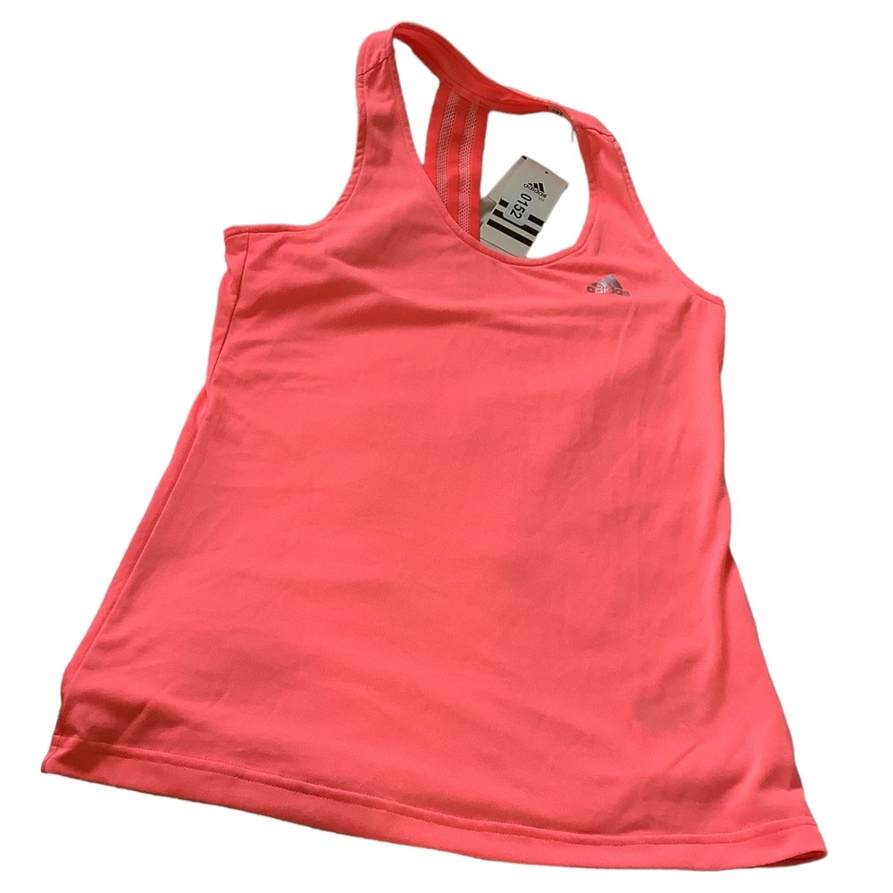 Neon Pink Adidas Derby Racerback Tank  NWT